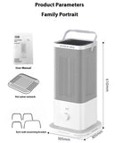 Ceerea Xili Five-Sided Heater Indoor& Outdoor Fireplace Portable Electric Space Heater Heater Ceerea 