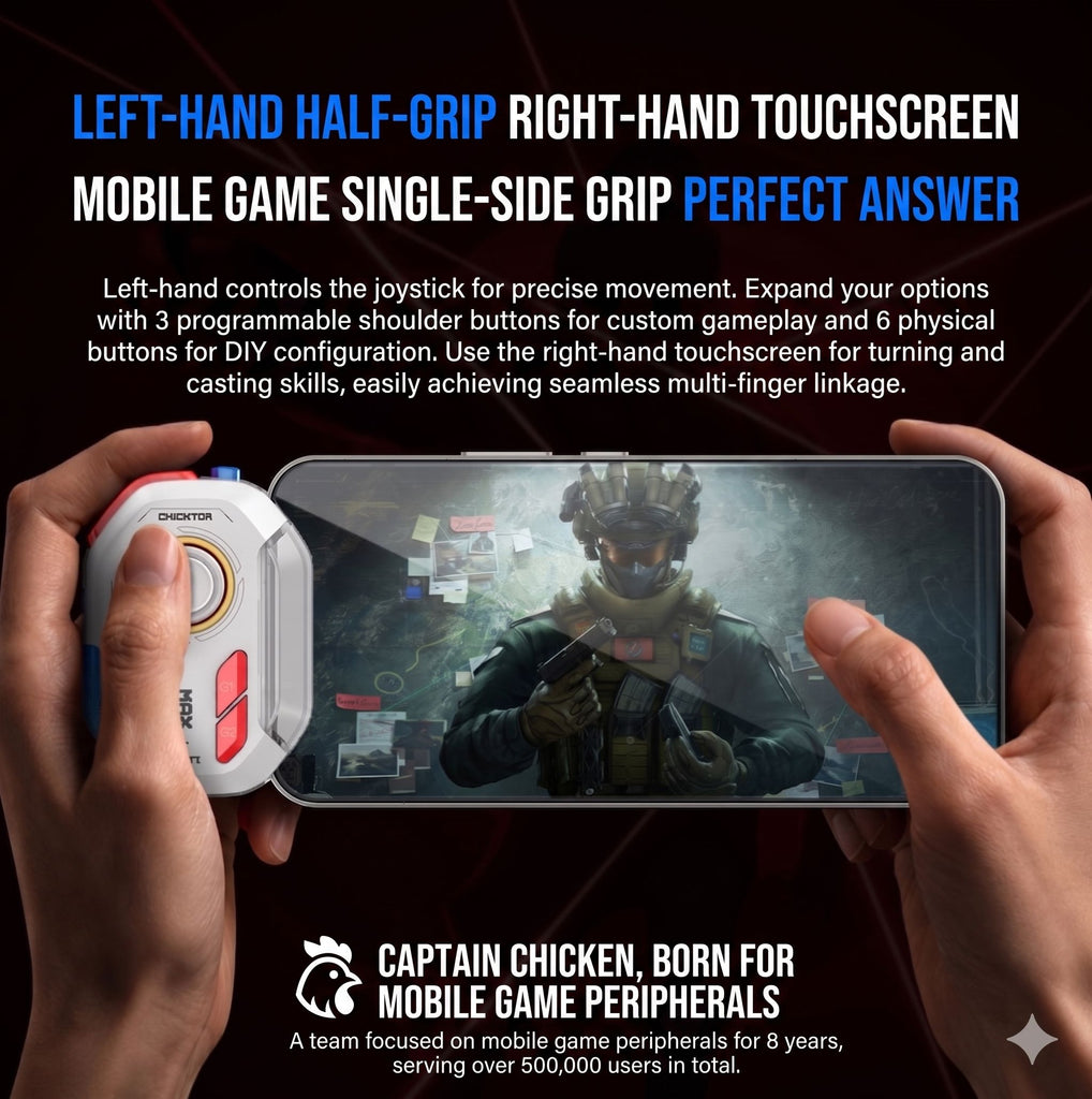 Chicken Captain Magic Pro Max Mobile Game Controller For Android Phone ...