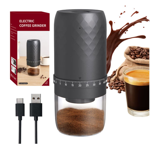 CLITON Electric Coffee Grinder, Portable Rechargeable, Wireless, Adjustable Coarseness, USB Charging, 60RPM Coffee Grinder CLITON 