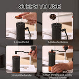 CLITON Portable Coffee Mill Outdoor Manual Coffee Grinder With Adjustable Settings Coffee Grinder CLITON 