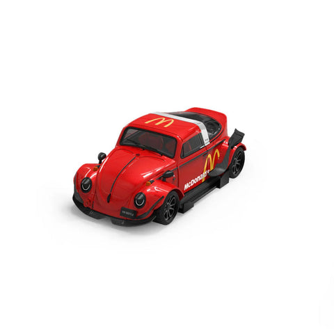 Cool Car 1:64 Mini Cooper/ Beetle Regular/ Volkswagen T1 with McDonald's Livery Toy Car Cool Car Beetle Regular Version 