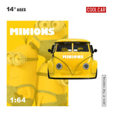 Cool Car 1:64 Volkswagen TI PICKUP Minions Yellow Toy Car Cool Car 
