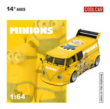 Cool Car 1:64 Volkswagen TI PICKUP Minions Yellow Toy Car Cool Car 