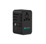 Coteci 70W GaN Universal Travel Charger (With Type-C Retractable Cable), | PD | PPS | QC3.0 Travel Charger COTECi 