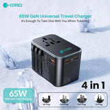 COTECi Travel adapter 65w GaN Universal charger Travel Charger COTECi 