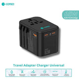 COTECi Travel adapter 65w GaN Universal charger Travel Charger COTECi 