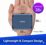 Crucial X10 External SSD USB 3.2/Type-C iPhone 15 Series Operation Verified Maximum Read Speed 2100MB/s Portable SSD Crucial 