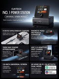 CUKTECH 10 8-in-1 TA1208 Fast Charging Station, 4 AC, 3 AC 1A, Max 120W Charging Station CUKTECH 