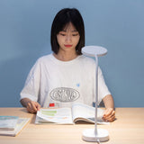 Deli 17860 White LED Desk Lamp, Eye protection & Creative Lighting Desk Lamp Deli 
