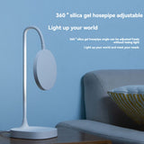 Deli 17860 White LED Desk Lamp, Eye protection & Creative Lighting Desk Lamp Deli 