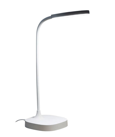 Deli 17860 White LED Desk Lamp, Eye protection & Creative Lighting Desk Lamp Deli 
