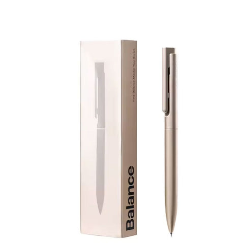 Deli NUSIGN Signature Pen Metal Gel Pen 0.5mm Gel Pen Deli Gold 