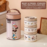 Disney Mickey & Friends 3-IN-1 Insulated Lunch Box Lunch Box Disney 
