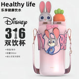 Disney Zootopia Judy Nick Themed Double-Walled Insulated Water Bottle 550ml Thermos Disney 