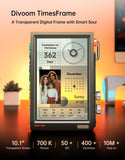 Divoom Times Frame 10.1'' Gaming Screen WiFi Smart HD Pixel Display, DIY Clock, Crypto/Stock Ticker, Weather Calendar Desk Gift Times Frame DIVOOM 