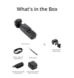 DJI Osmo Pocket 4, CMOS & 4K/240fps, 14-Stop Dynamic Range, 10-bit D-Log, 2×Lossless Zoom, 107GB Built-In Storage & 800MB/s Transfer Gimbal Camera DJI 