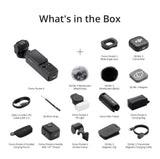 DJI Osmo Pocket 4, CMOS & 4K/240fps, 14-Stop Dynamic Range, 10-bit D-Log, 2×Lossless Zoom, 107GB Built-In Storage & 800MB/s Transfer Gimbal Camera DJI 