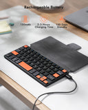 Doohoeek Universal Bluetooth Mini Keyboard, Wireless Compact Keyboard Keyboard Case Doohoeek 