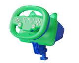 DOYO Wireless Gaming Steering Wheel with Pedals, Multi-Platform Racing Wheel Compatible for Nintendo Switch/PC/PS4/PS3/iOS and Android Phones Game Racing Steering Wheel Pedal Doyo Green 