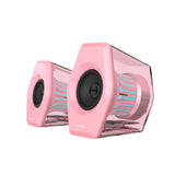 Edifier G2000 PRO Splendid 2.0 Gaming Speakers, RGB Light Effect, Bluetooth 5.1 PC Speaker Speakers EDIFIER Pink 