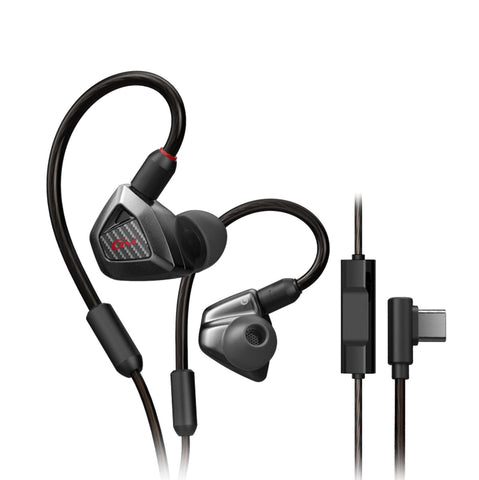 Edifier GM550 Warhawk Type-C Wired Gaming Headphones, In-Ear HiFi Grade, Ear-Hook, High-Fidelity, Dedicated for Mobile Music and Esports Wired Earbuds EDIFIER Black 