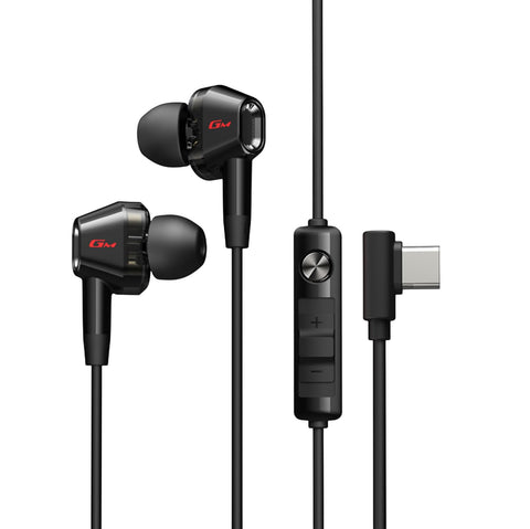 Edifier Hecate GM400 Dual Engine Type-C Version In-Ear Wired Gaming Headphones Wire Earphone EDIFIER Black 