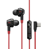 Edifier Hecate GM400 Dual Engine Type-C Version In-Ear Wired Gaming Headphones Wire Earphone EDIFIER Red & Black 
