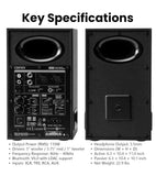 Edifier MR5BT Wireless Bluetooth Speaker, Active Monitor Speaker, HiFi Sound Quality, Computer/TV Speaker, Desktop Gaming/Music Speaker Speakers EDIFIER 