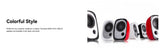 Edifier R12U 2.0 Stylish Desktop Mini Wired USB Speaker, Universal for Laptops and Desktop Computers Speakers EDIFIER 