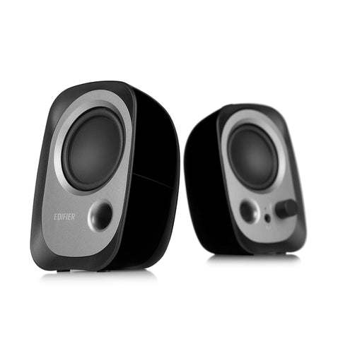 Edifier R12U 2.0 Stylish Desktop Mini Wired USB Speaker, Universal for Laptops and Desktop Computers Speakers EDIFIER Black 