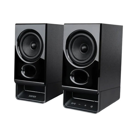 Edifier R20 Desktop 2.0 Bluetooth Speaker for Computers and Laptops with Bluetooth 6.0 and Cool Dawn Lighting Effects Speakers EDIFIER Black 