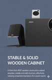 Edifier R201T North American Bluetooth Edition, an upgraded version of the classic R201 series 2.1 channel Bluetooth desktop computer speaker. Speakers EDIFIER 