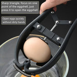 Egg Separator Stainless Steel Handheld Automatic Egg Opener Kitchen Gadget Tool Egg Opener Furper 