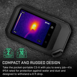 FLIR C3-X Thermal Imaging Camera with WiFi, -20 → +300 °C, 128 x 96pixel Detector Resolution Thermal Camera FLIR 