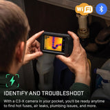 FLIR C3-X Thermal Imaging Camera with WiFi, -20 → +300 °C, 128 x 96pixel Detector Resolution Thermal Camera FLIR 