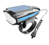 Forever Triple Solar + USB Charging Cycle Headlight Bicycle Headlight Flashlight Forever 