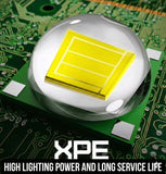 Forever Triple Solar + USB Charging Cycle Headlight Bicycle Headlight Flashlight Forever 