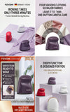 Fovomi Home Handheld Mini Iron Portable Steamer for Dormitory, Travel, and Business Trips Steamer Fovomi 