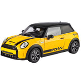 Furper 1:18 Scale Mini Cooper S Model Toy Car Toy Car Furper Yellow 
