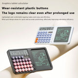 Furper 12-Digit Solar Calculator With LCD Writing Board Large LCD Display 12-Digit Calculator For School Office Calculator Furper 