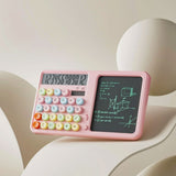 Furper 12-Digit Solar Calculator With LCD Writing Board Large LCD Display 12-Digit Calculator For School Office Calculator Furper 