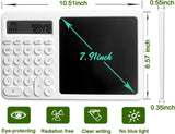 Furper 2 in 1 Business Calculator with Writing Note Pad Board Calculator Furper 