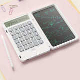Furper 2-in-1 Portable Foldable 10-Digit LCD Display Calculator with 6-Inch Erasable Writing Tablet Calculator Furper 