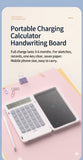 Furper 2-in-1 Portable Foldable 10-Digit LCD Display Calculator with 6-Inch Erasable Writing Tablet Calculator Furper 