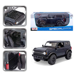 Furper 2021 Ford Bronco Wildtrak 1:18 Maisto Diecast Scale Model Car Toy Car Furper 