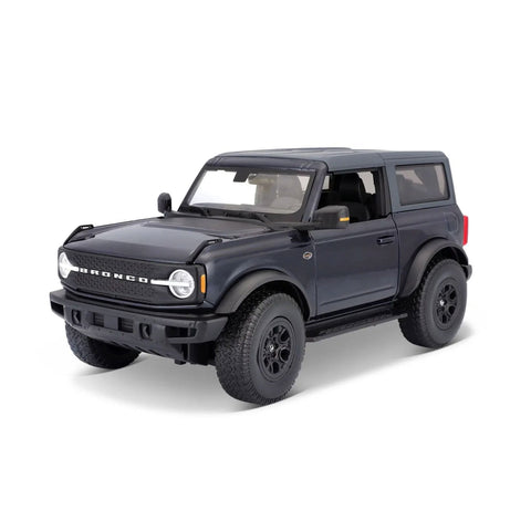 Furper 2021 Ford Bronco Wildtrak 1:18 Maisto Diecast Scale Model Car Toy Car Furper Dark Blue 