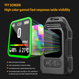 Furper 3-in-1 CO Gas Leak Detector Carbon Monoxide Sensor with Alarm Flashlight Portable Temp Humidity Meter for Home Indoor Use Air Detector Furper 