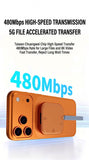 Furper 3-In-1 Magnetic High Speed Card Reader 480mbps Transmission Card Reader Furper 