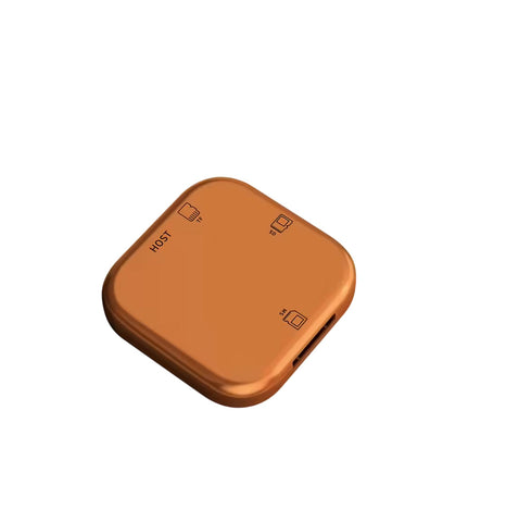Furper 3-In-1 Magnetic High Speed Card Reader 480mbps Transmission Card Reader Furper Orange 