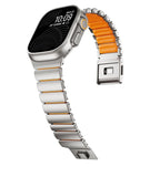 Furper Apple Watch Ultra Chain Straps 49mm, Twisted Rubber Titanium Band Apple Watch Band Furper 